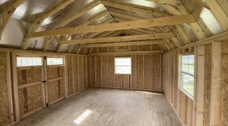 KMPsheds custom buildings inside