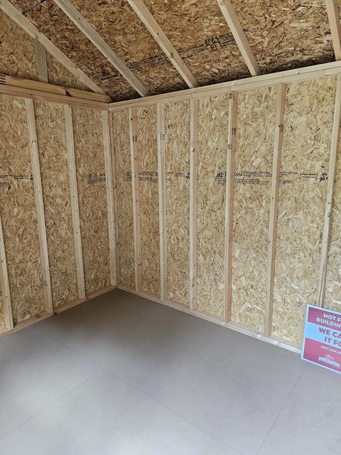 10x16 Utility inside