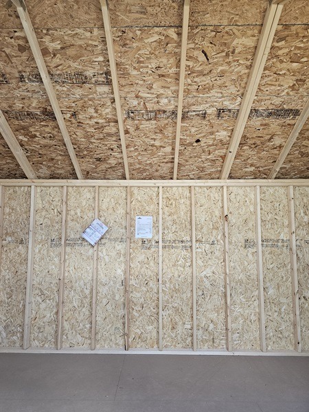 12x16 Dormer Utility inside