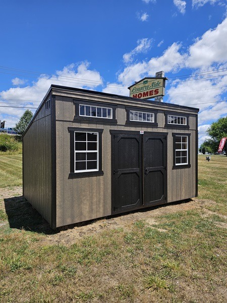 12x16 single slope utility building affordable discount sale price