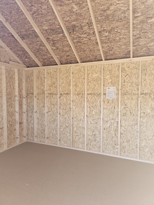 10x16 Utility inside