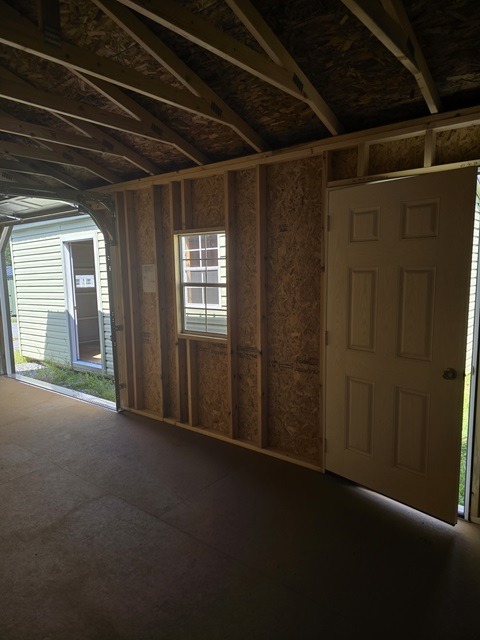 12x24 Utility with 9 Foot Garage door