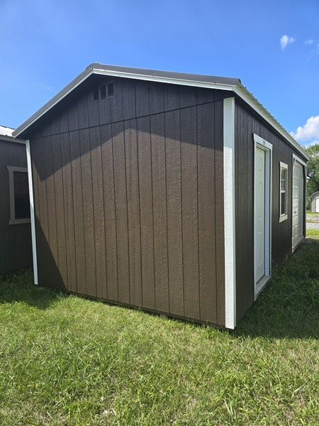 12x24 Utility with 9 Foot Garage package