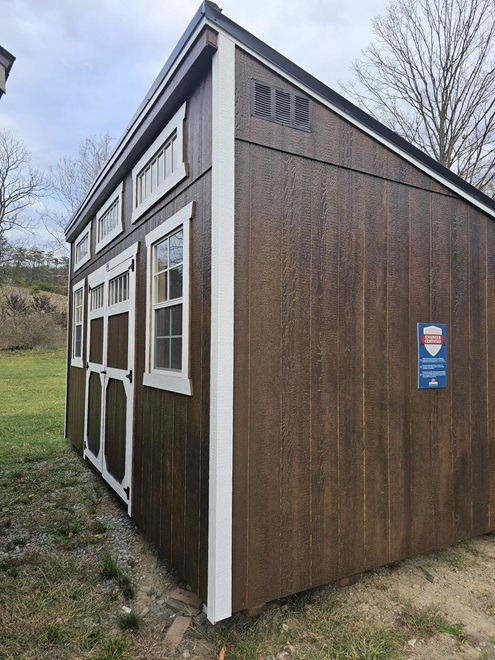 12x16 single slope shed