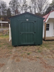 small Green Utility shed green utility