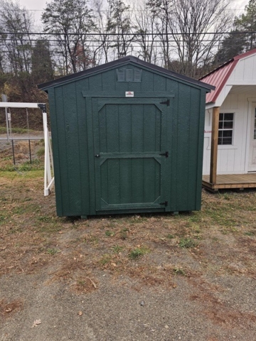 small Green Utility shed green utility