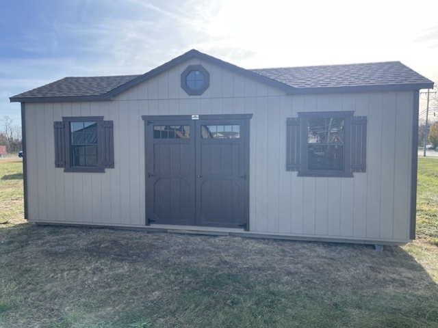 12x24 Garage Utility with Gable Dormer Garage Utility with Gable Dormer