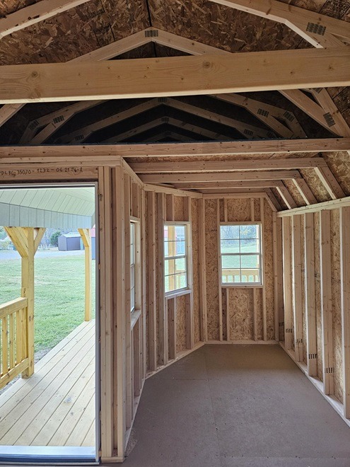 12x32 lofted barn with playhouse in Keyser wv