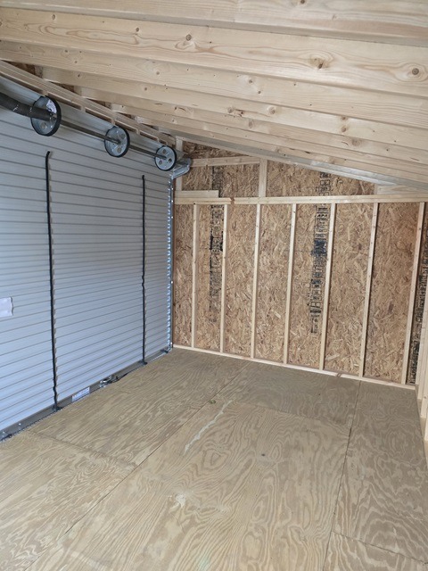10x16 single slope roll up door