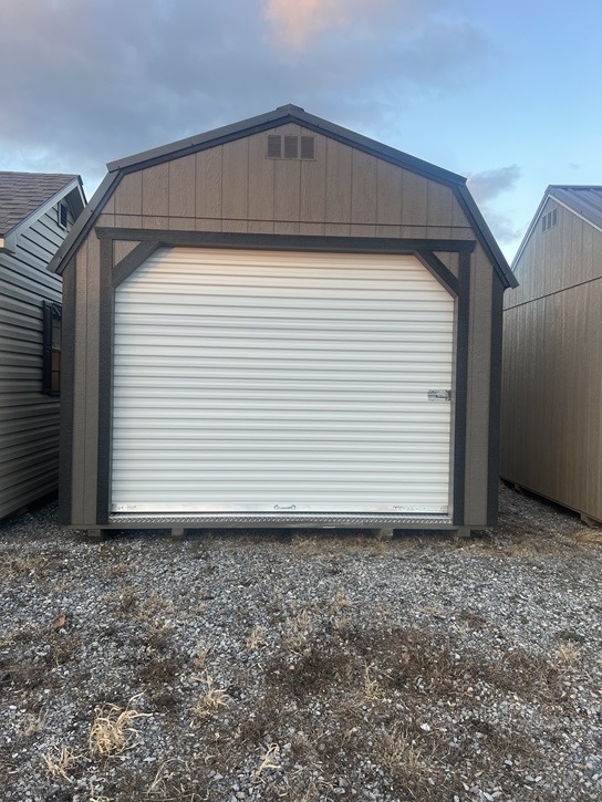 12x16 lofted garage