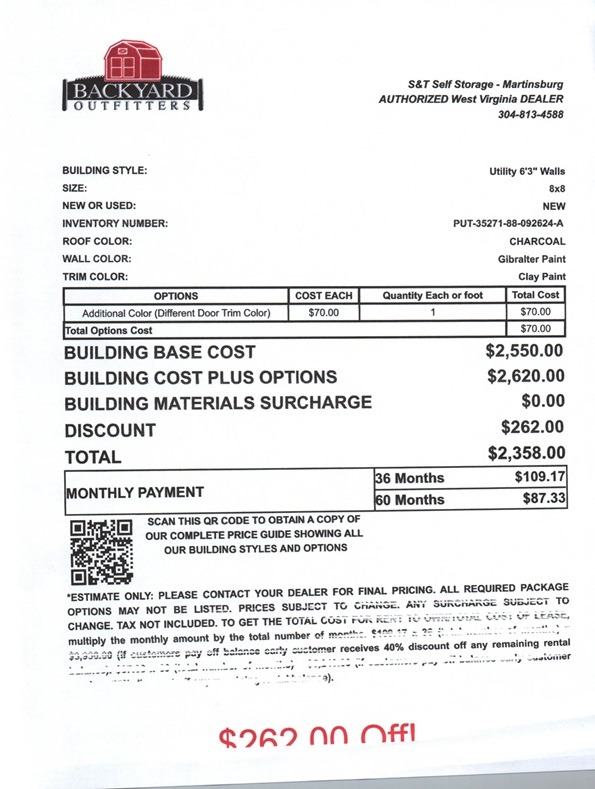 8x8 utility for sale