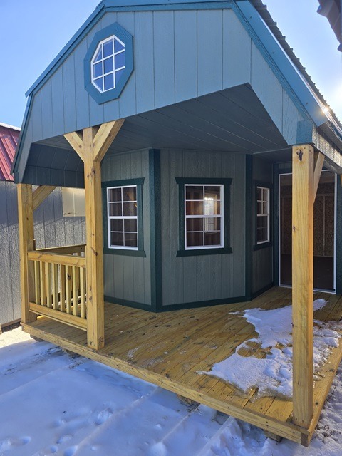 12x28 lofted barn deluxe playhouse