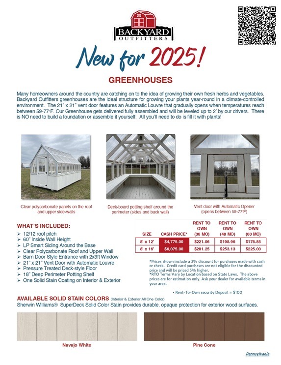 new products greenhouse