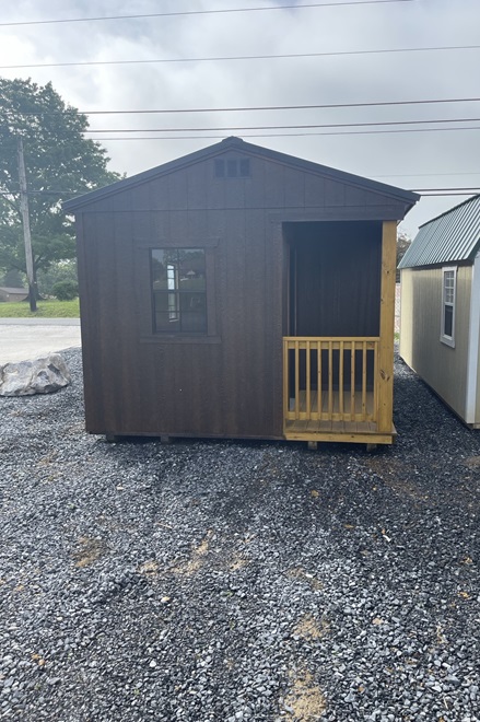 12x20 utility with side porch