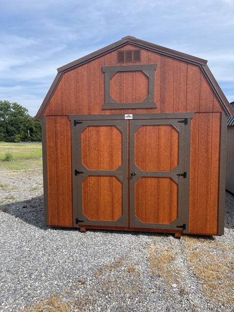 10x16 lofted barn with urethane upgrade