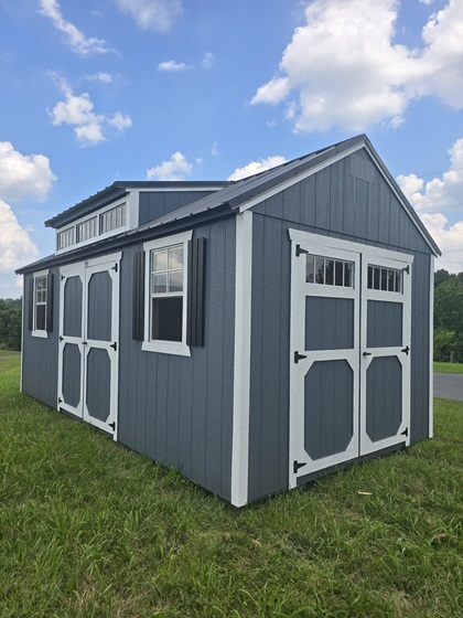 10x20 utility shed with dormer
