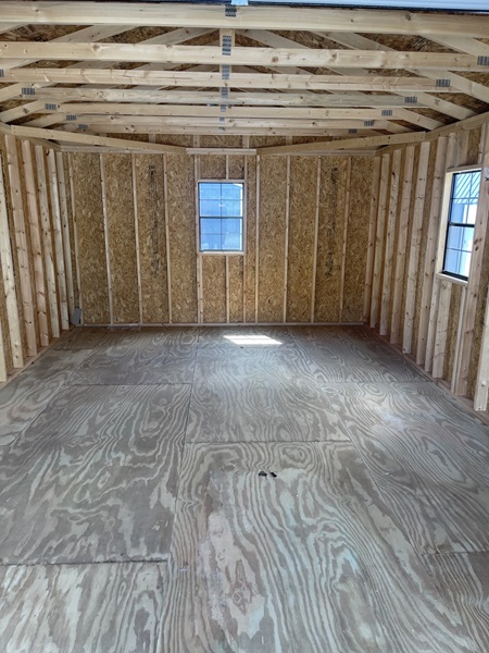 14x24 garage utility inside