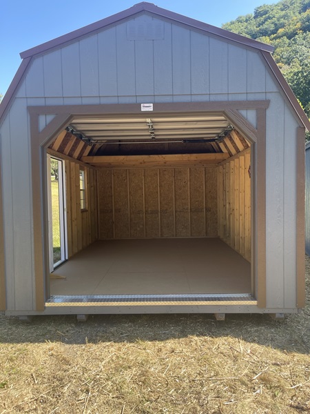 12x16 lofted garage