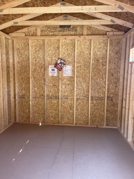 10x12 utility inside