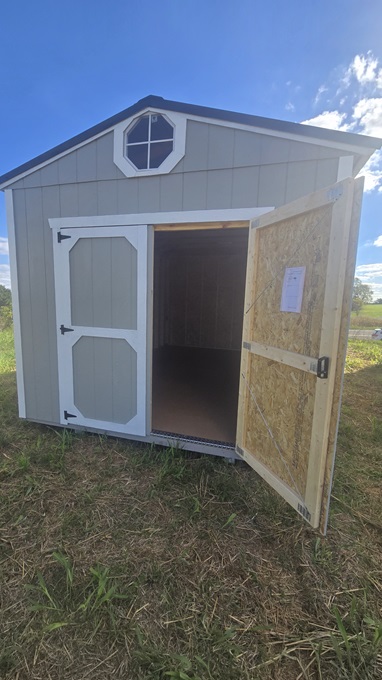 10x16 utility with 8 foot walls