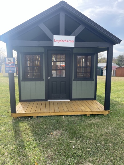 10x16 utility with playhouse package and dormer roof
