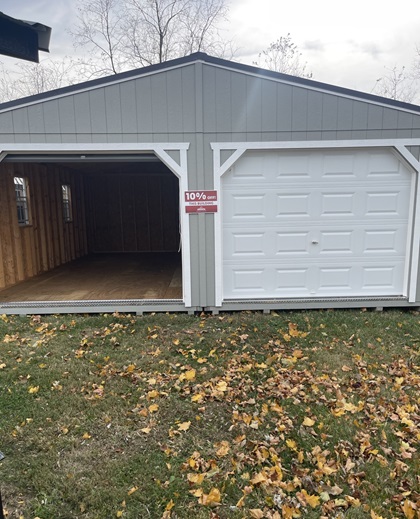 24x24 double wide garage
