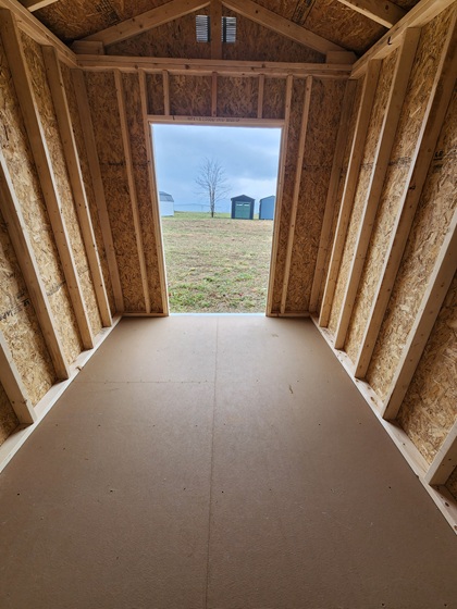 8x12 utility with door