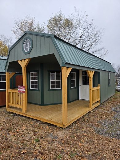 12x28 deluxe playhouse cabin
