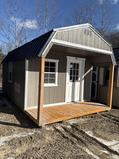 12x20 lofted barn with playhouse package
