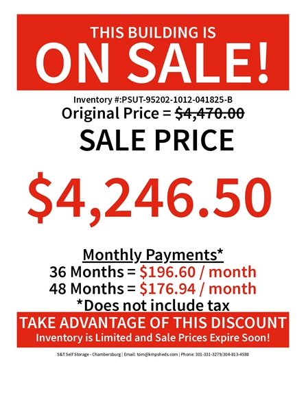 10x12 utility rent to own