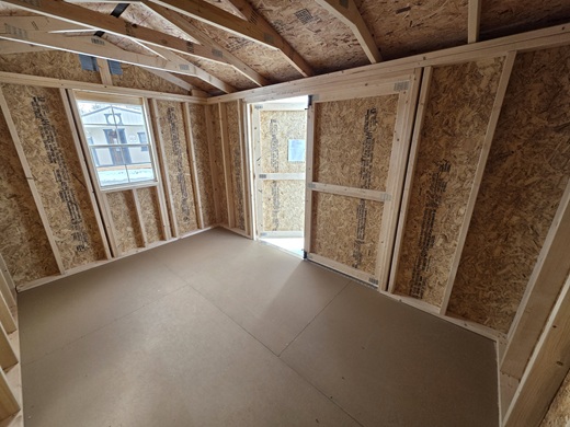 8x12 utility with window