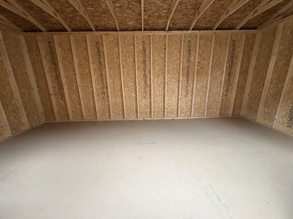 10x20 utility shed look inside