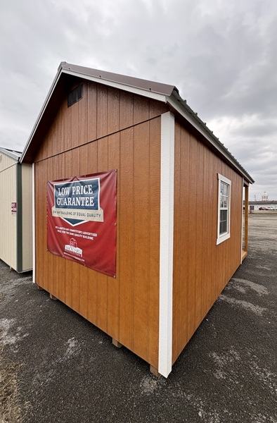 10x16 utility with playhouse with windows