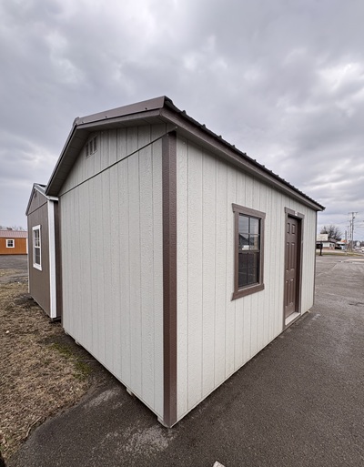 10x16 garage utility with door and windows