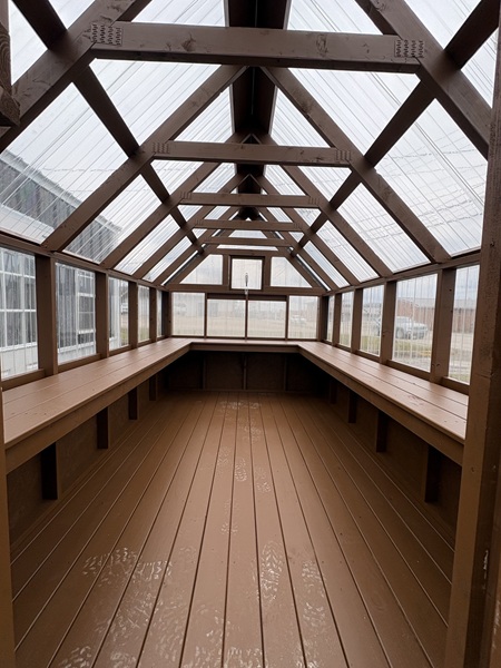 8x12 greenhouse with translucent roof