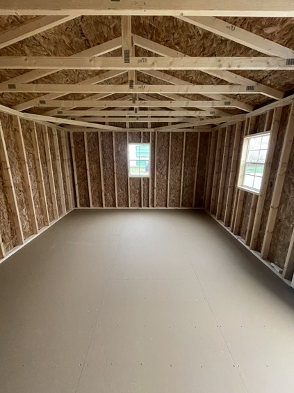 14x30 garage with windows
