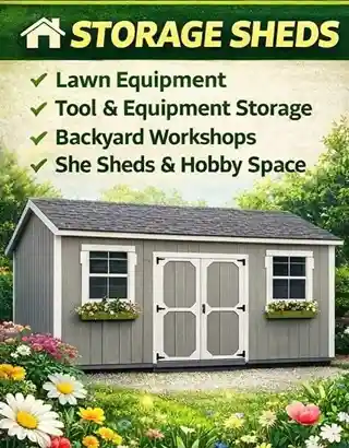 storage sheds for sale
