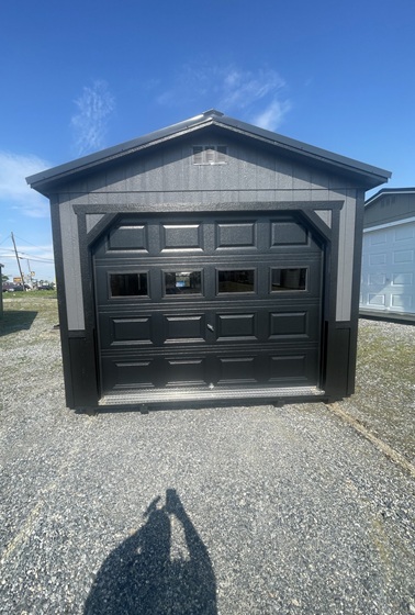 12x24 garage utility with Tech Shield on roof and walls