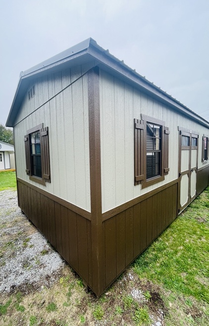 12x24 garage utility with 8 foot walls in Maryland