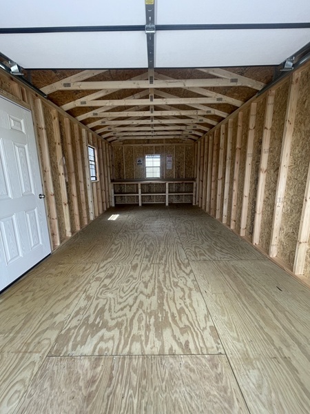 12x24 garage utility with workbench
