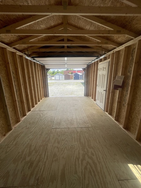 12x24 garage utility look inside