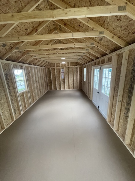 12x32 playhouse cabin look inside