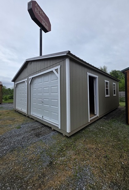 24x24 double wide garage