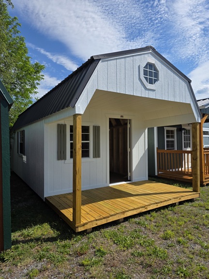 12x28 lofted barn with playhouse package in VA