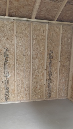 10x16 garage utility inside