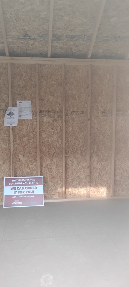 10x16 utility inside