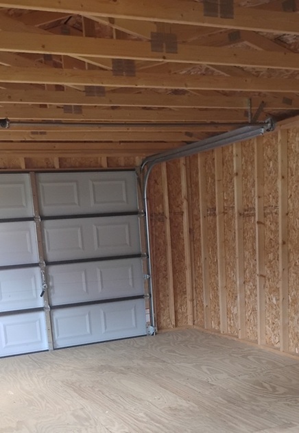 14x24 garage utility inside