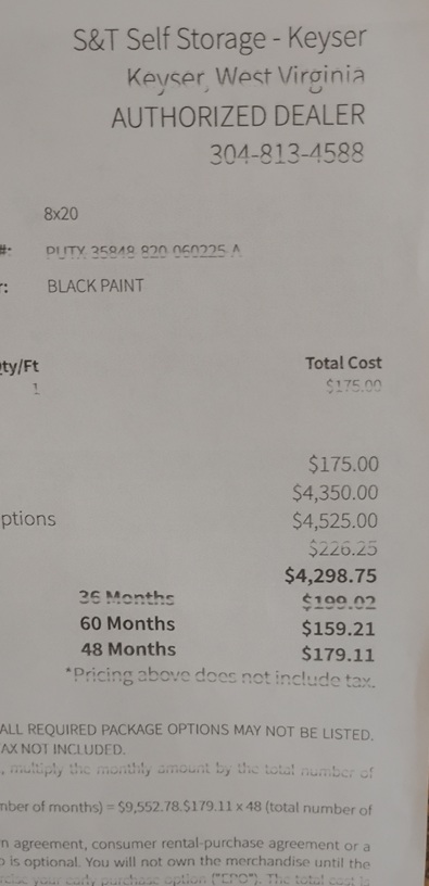 8x20 utility on sale price
