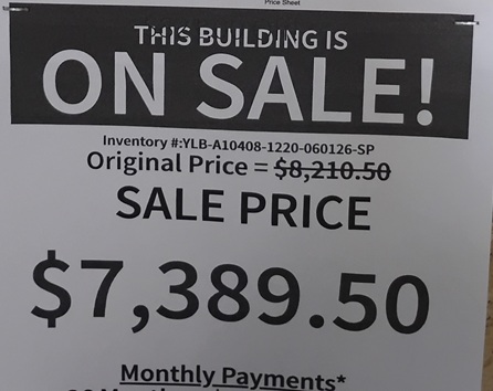 rent to own 12x20 lofted barn