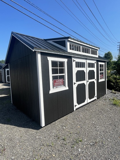 10x16 utility with dormer package